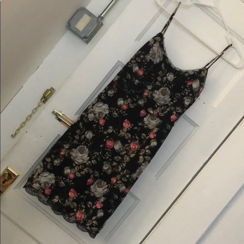 Floral print dress